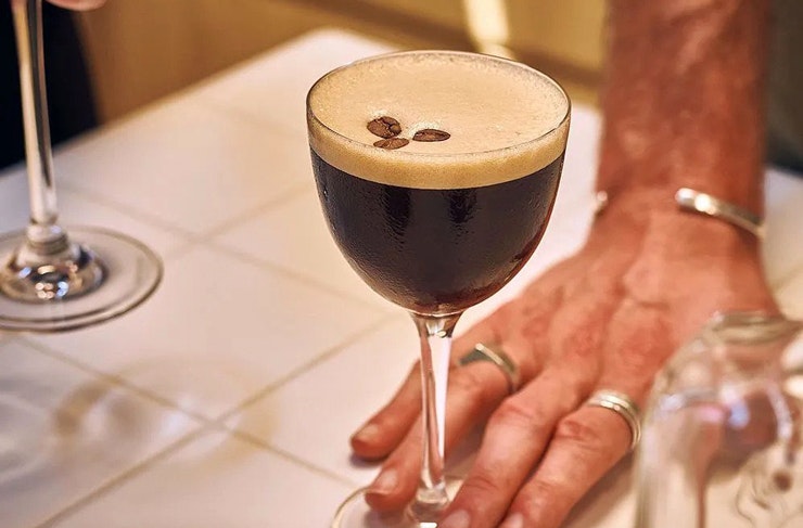 An espresso martini