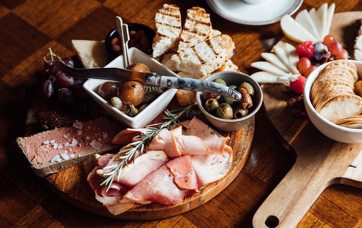 a charcuterie board