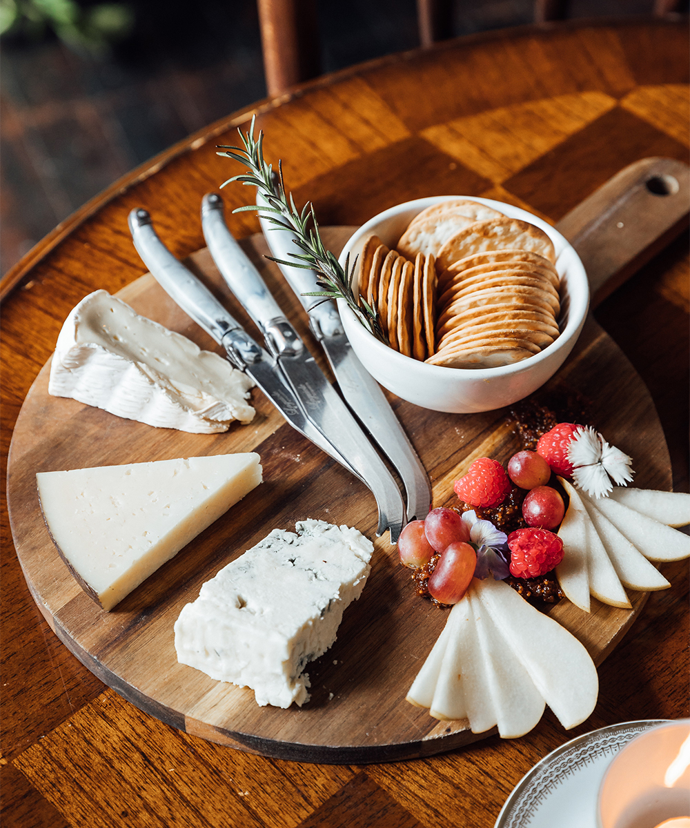 a cheese platter