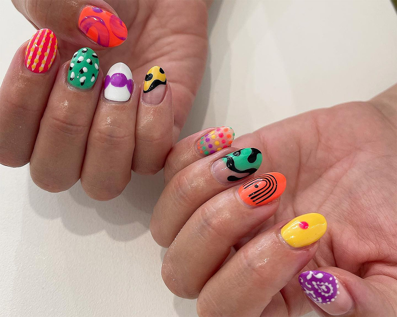 Colourful nails of every description at nails by brooke hunter.