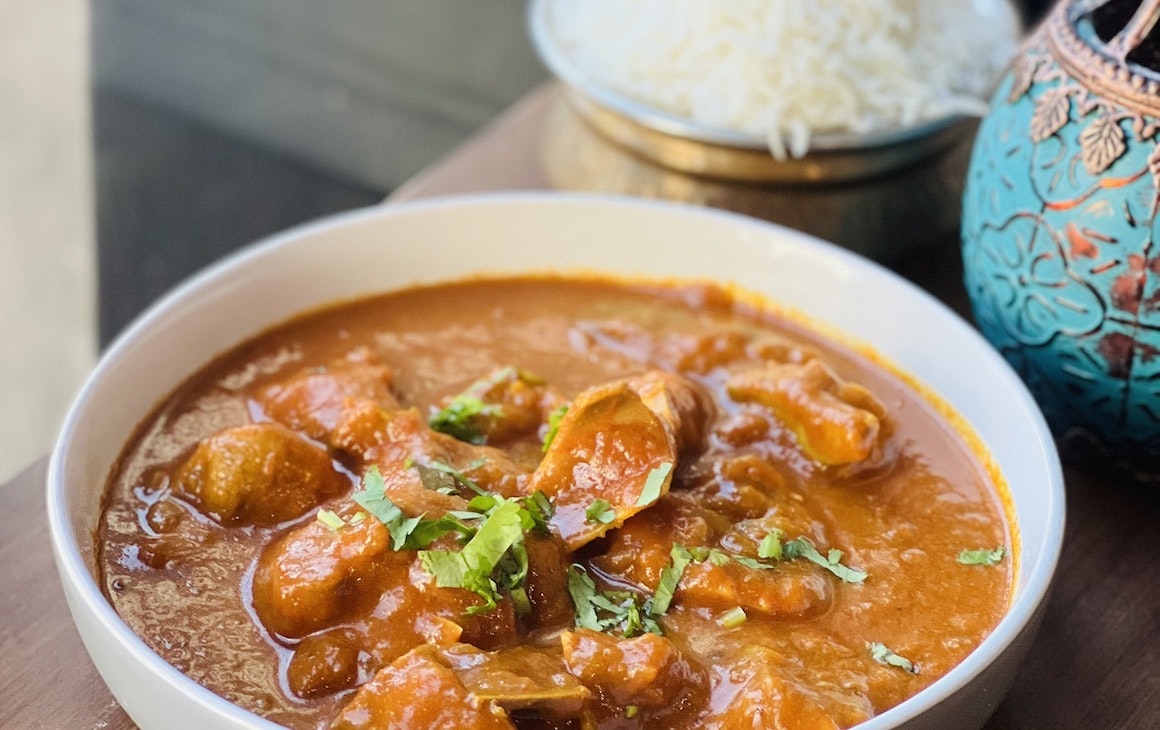 A curry dish from Namaste Indian in North Perth