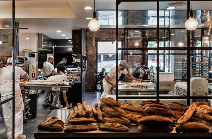 A bakery room with some of the best croissants in Melbourne. 