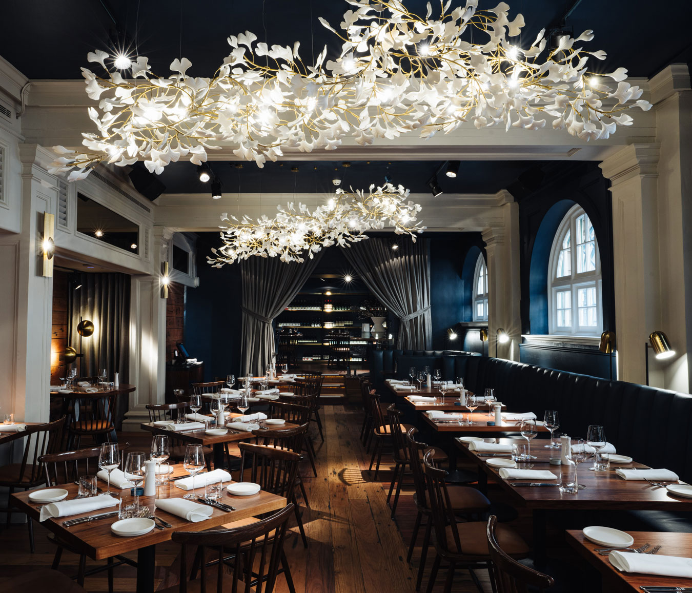 The dining room at Pont Brasserie, a new restaurant in Sydney