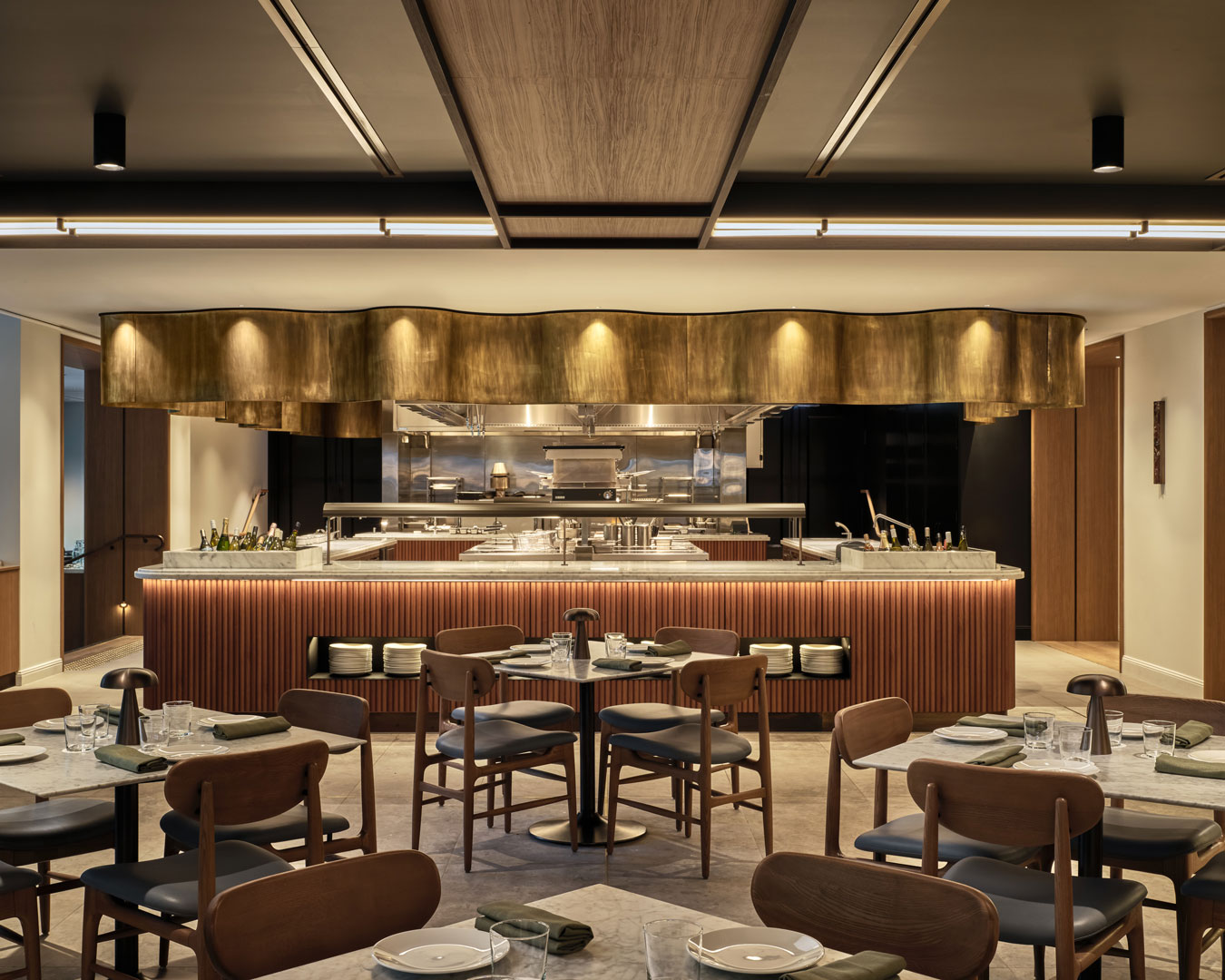 The dining room at Sydney Common, a new restaurant in Sydney