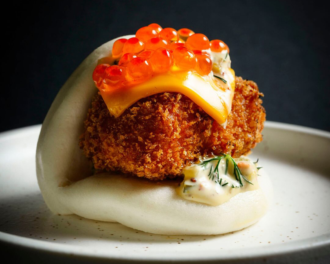 Fish finger bao from King Clarence, one of the best new restaurants in Sydney