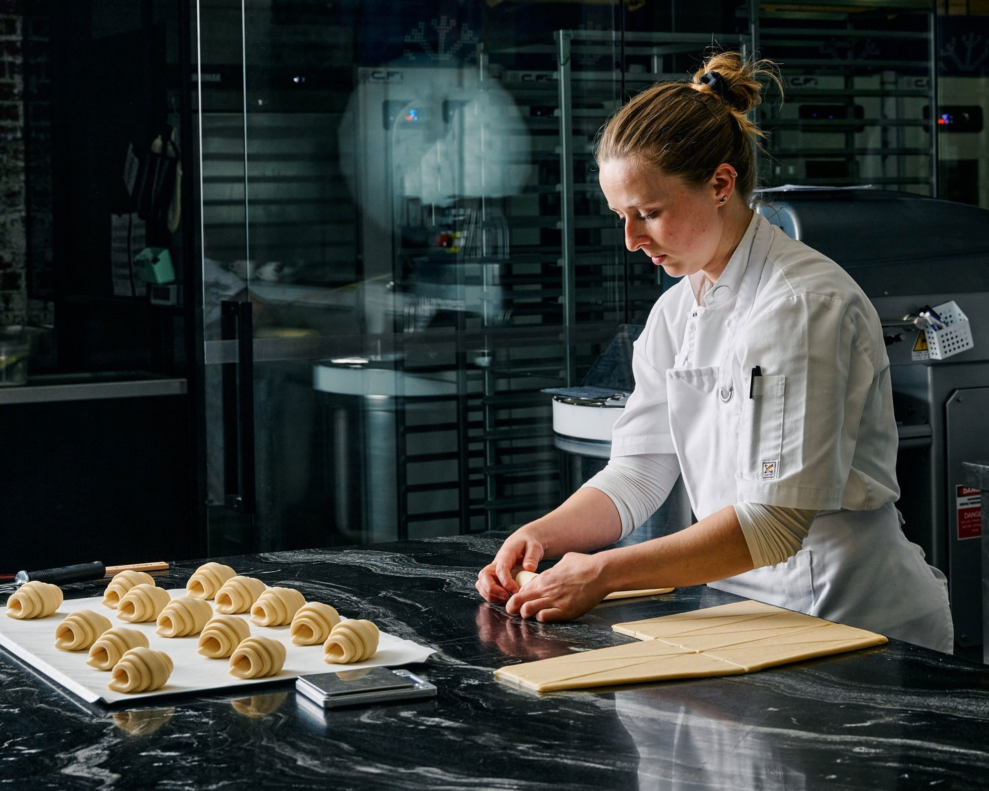 In the kitchen at Lune, a new bakery in Sydney