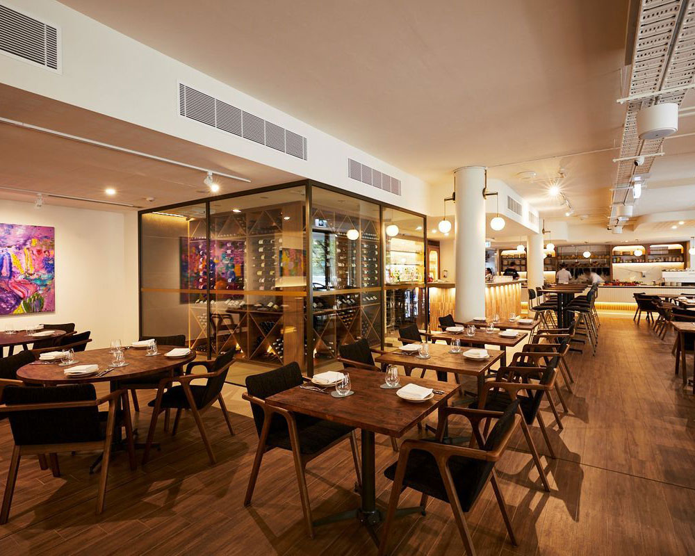 The dining room at Petermen - a new restaurant in Sydney
