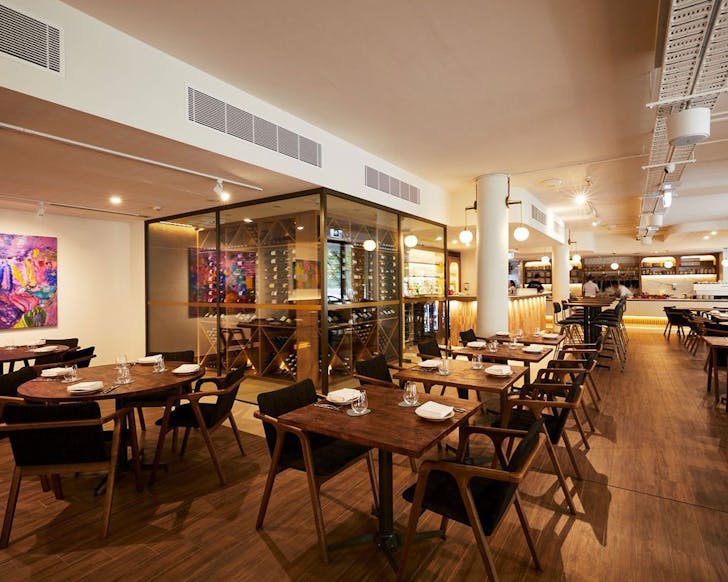 The dining room at Petermen - a new restaurant in Sydney