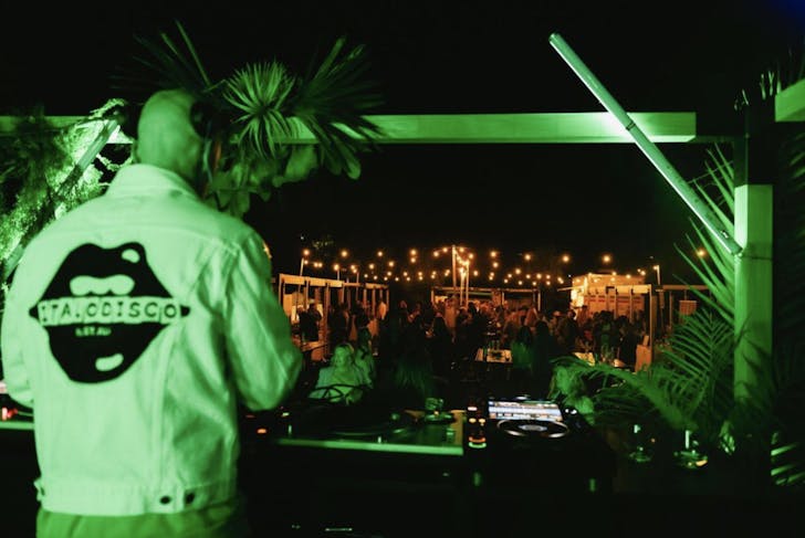 New Wave Gathering DJ booth