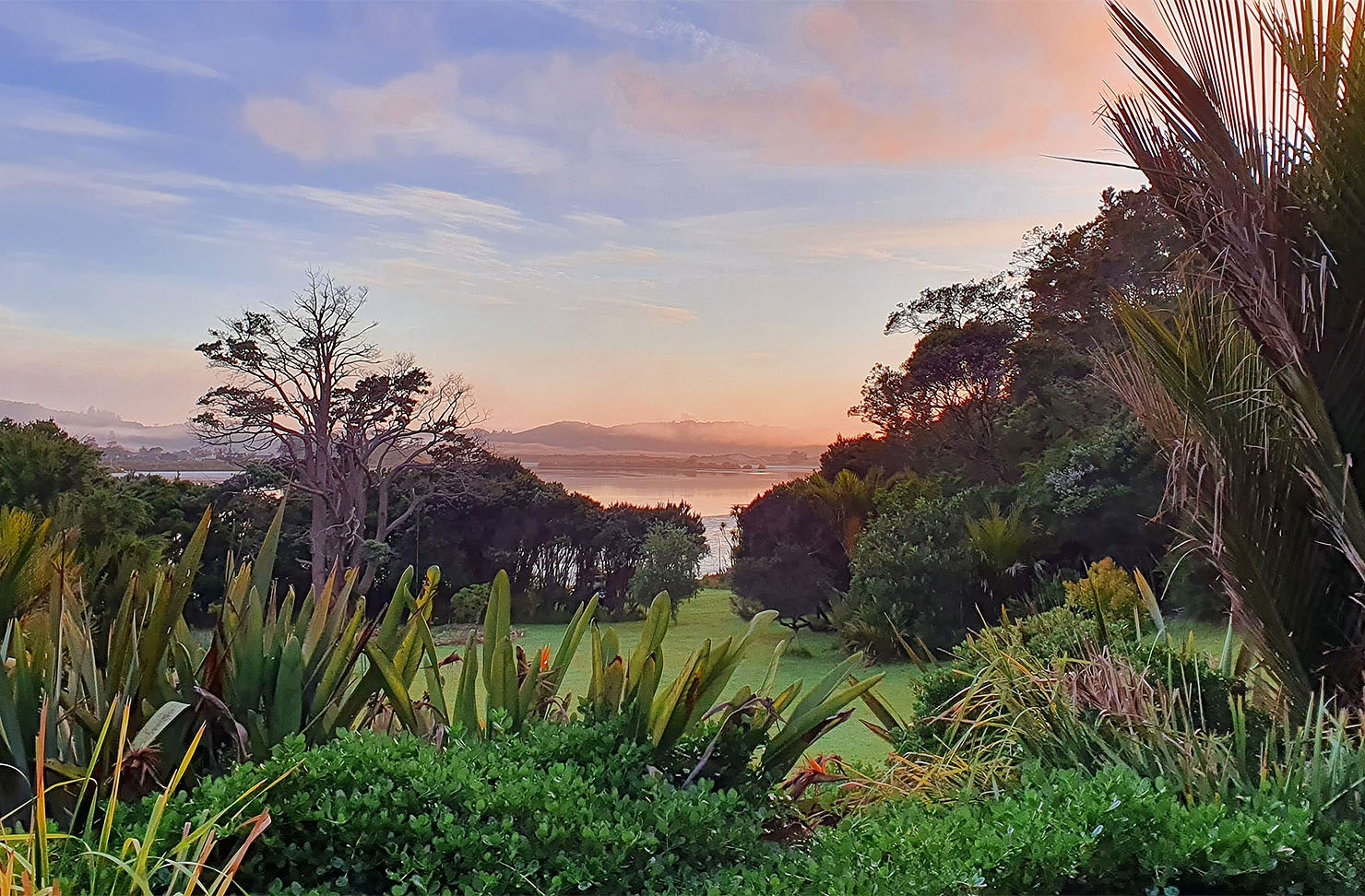 A stunning view of sunrise in Ngunguru. 