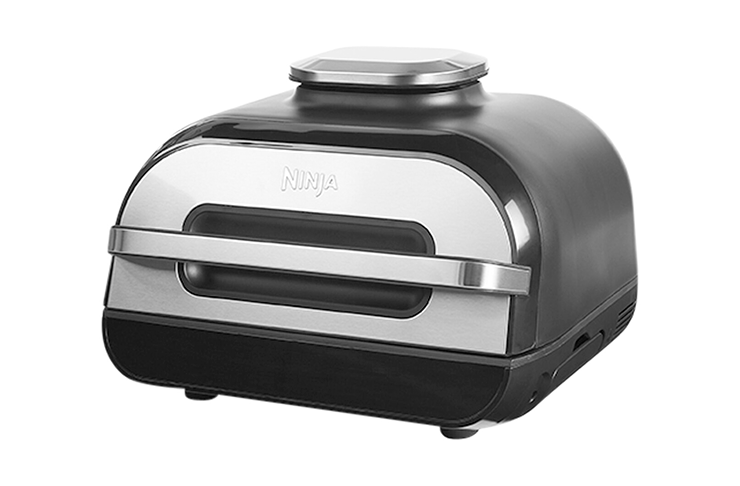 A black and grey ninja air fryer, one of the best air fryers on the market