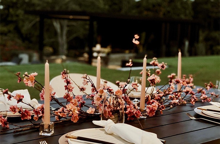 a beautiful table setting