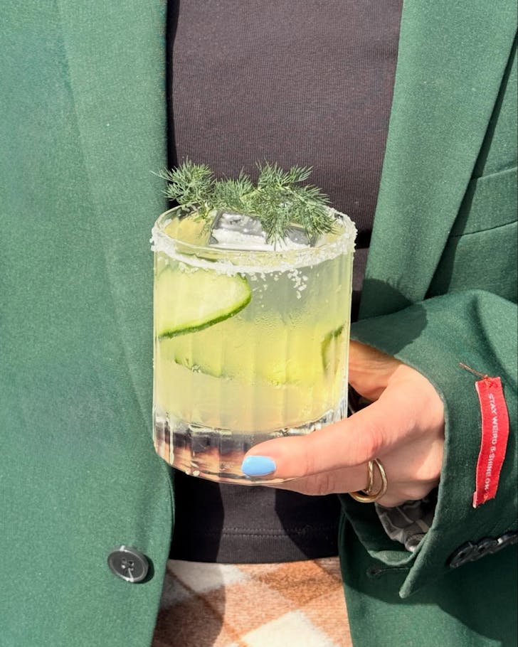 Norma's Deli pickle margarita