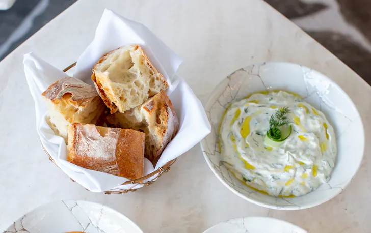 bread and dips