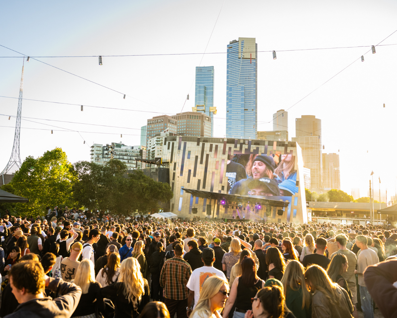 open air at the square free summer program in melbourne