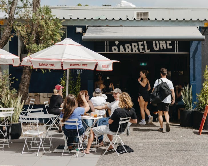 Barrel One outdoor seating