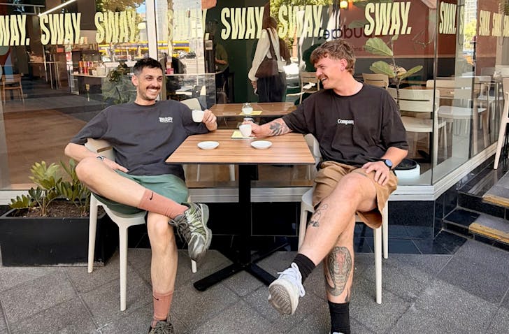 oscar harding and Declan at Sway on Pulteney Street