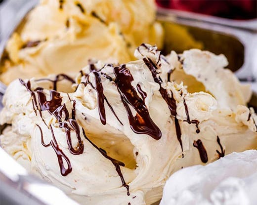 a close-up of gelato