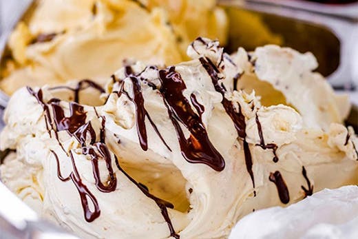 a close-up of gelato