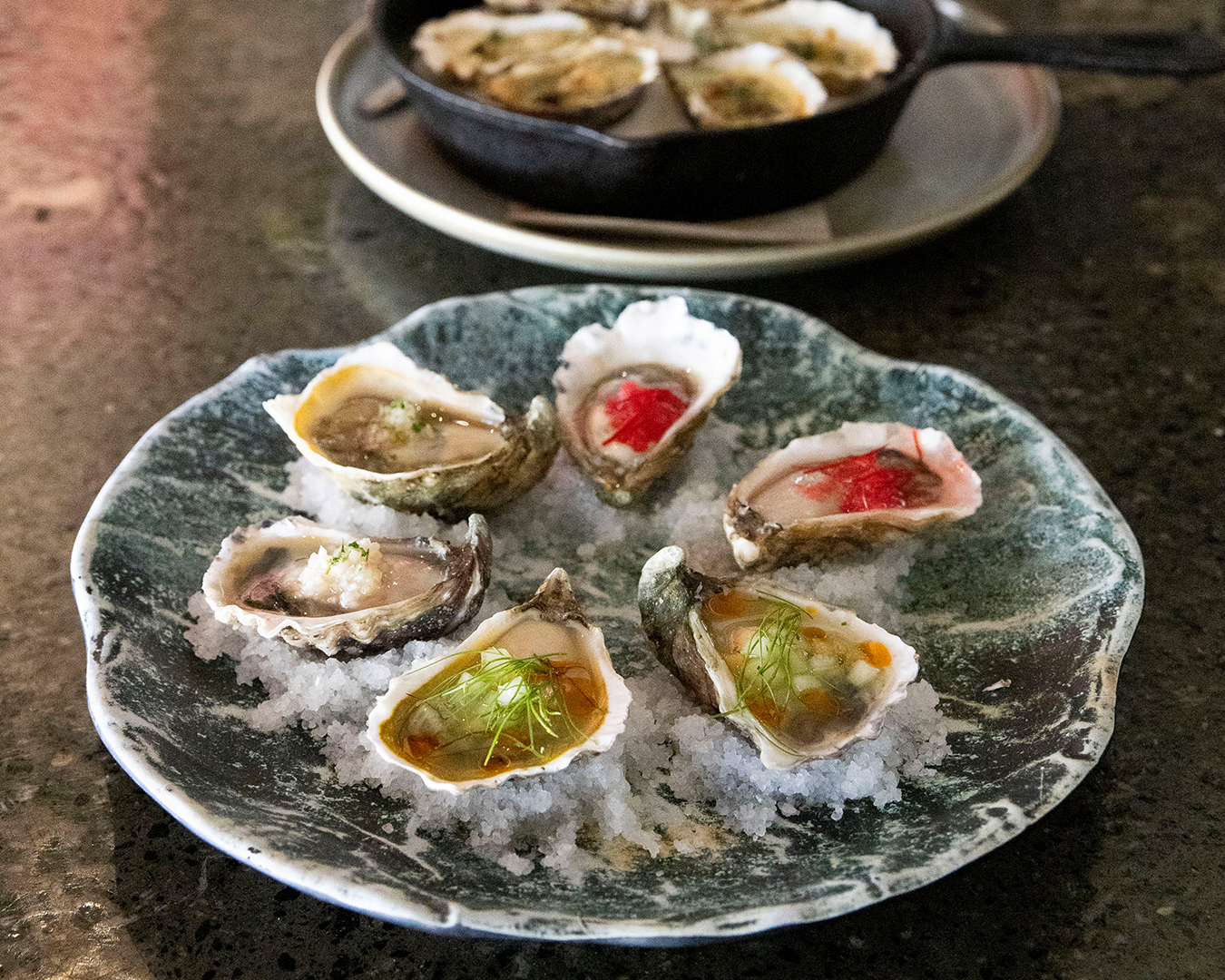 bowl of oysters from Manuka woodfire kitchen