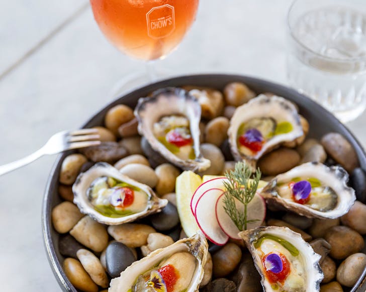 bowl of oysters from Miss Chow's