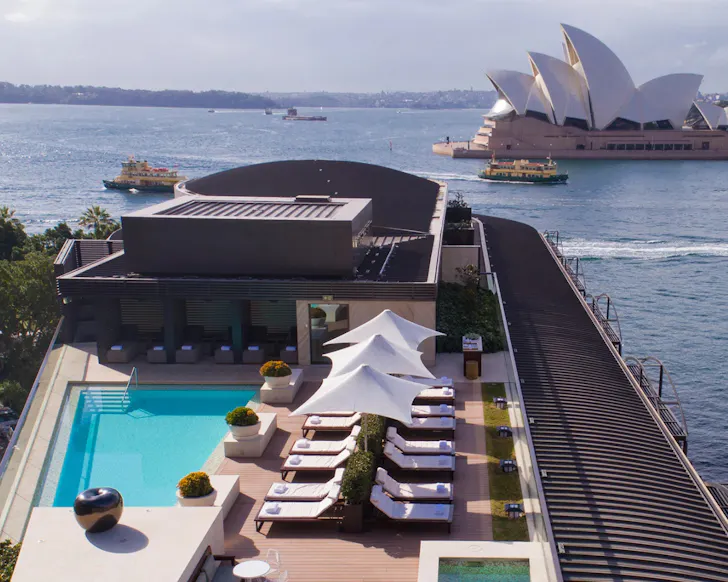 park hyatt pool on sydney harbour, one of the best hotels in sydney