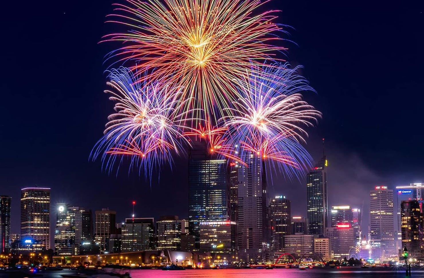 Perth NYE fireworks