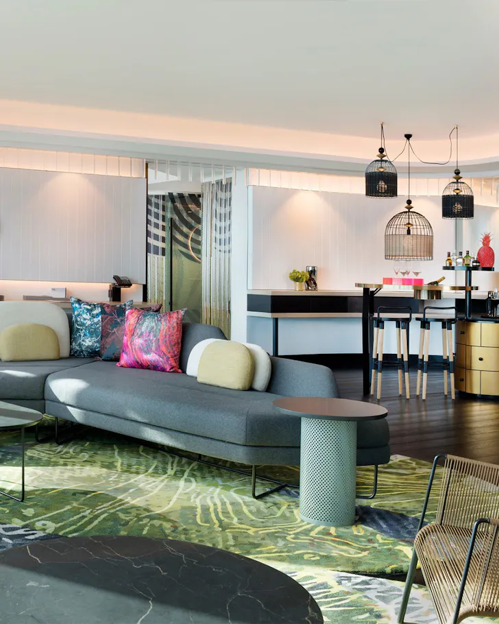 A room at W Brisbane pet-friendly hotel
