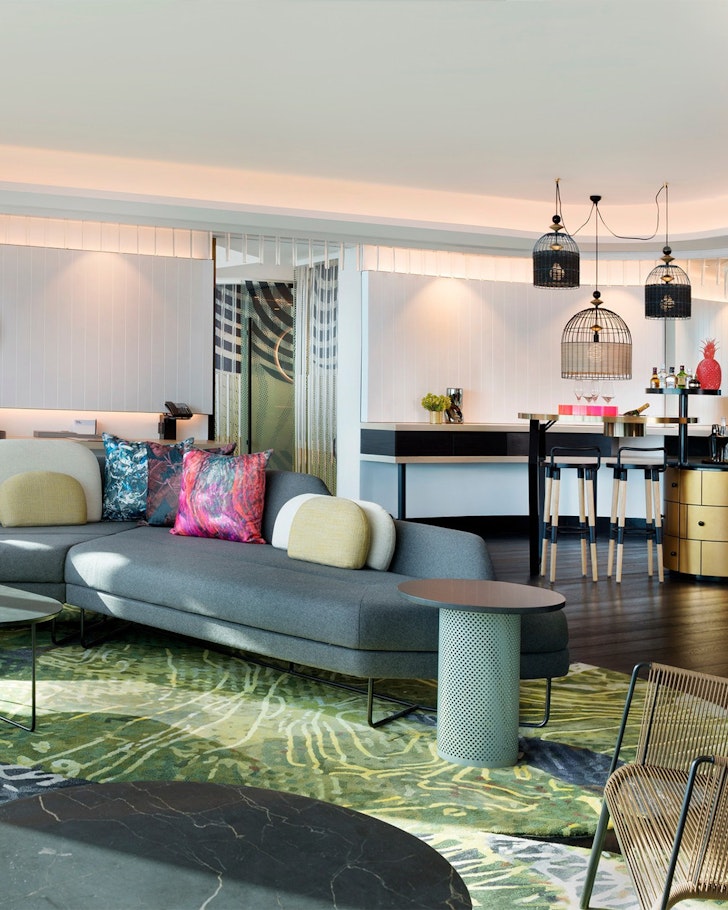 A room at W Brisbane pet-friendly hotel