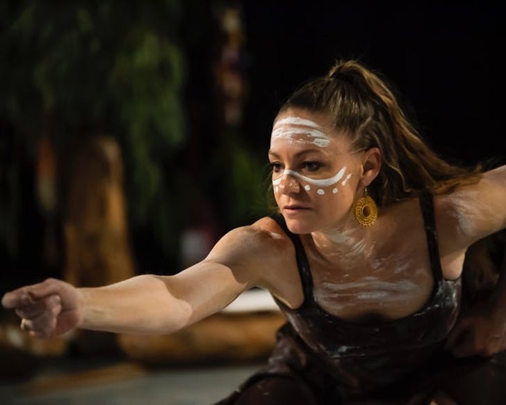 Peta Strachan performing