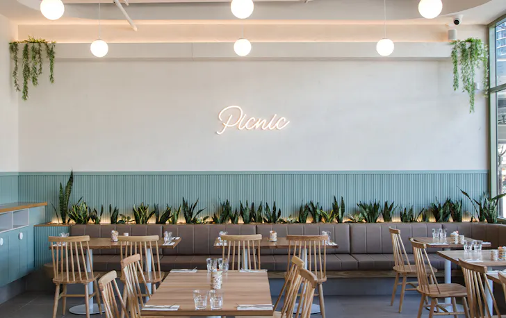 interior of picnic cafe