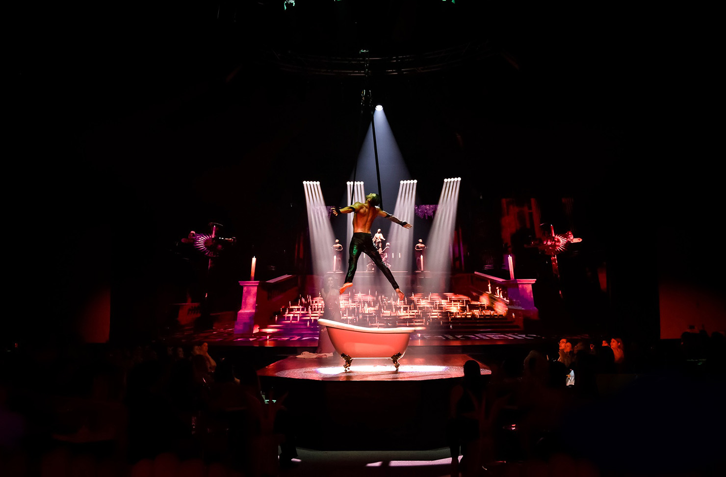 The gold coast s pink flamingo has opened a sexy cabaret venue in