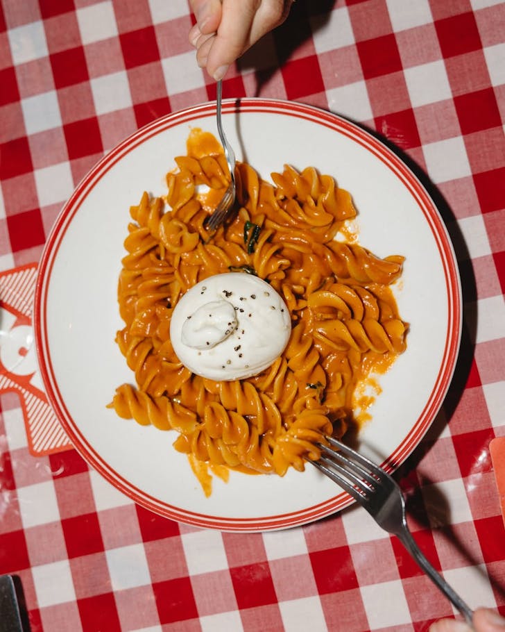 Pocket Pizza vodka fusilli