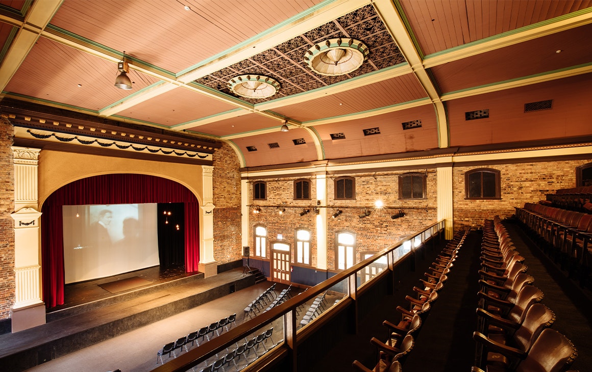 the interior of the old theatre