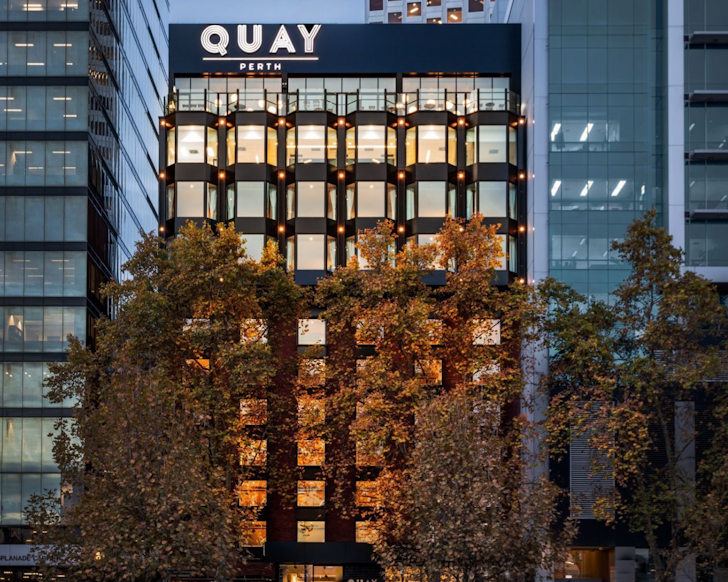 exterior of Quay perth, one of the best hotels in perth