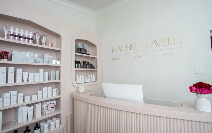 A pink-hued day spa