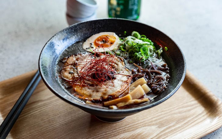 a bowl of ramen