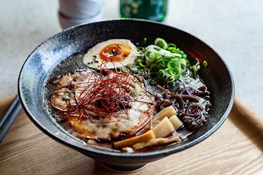 a bowl of ramen