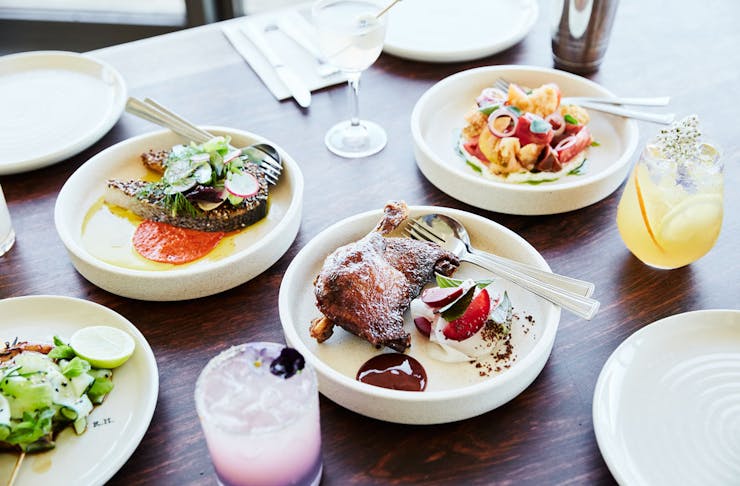 An array of dishes from Rare Hare that can be delivered to your door.