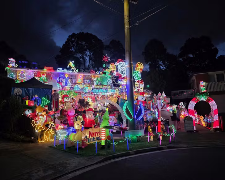 rawdon court christmas lights melbourne
