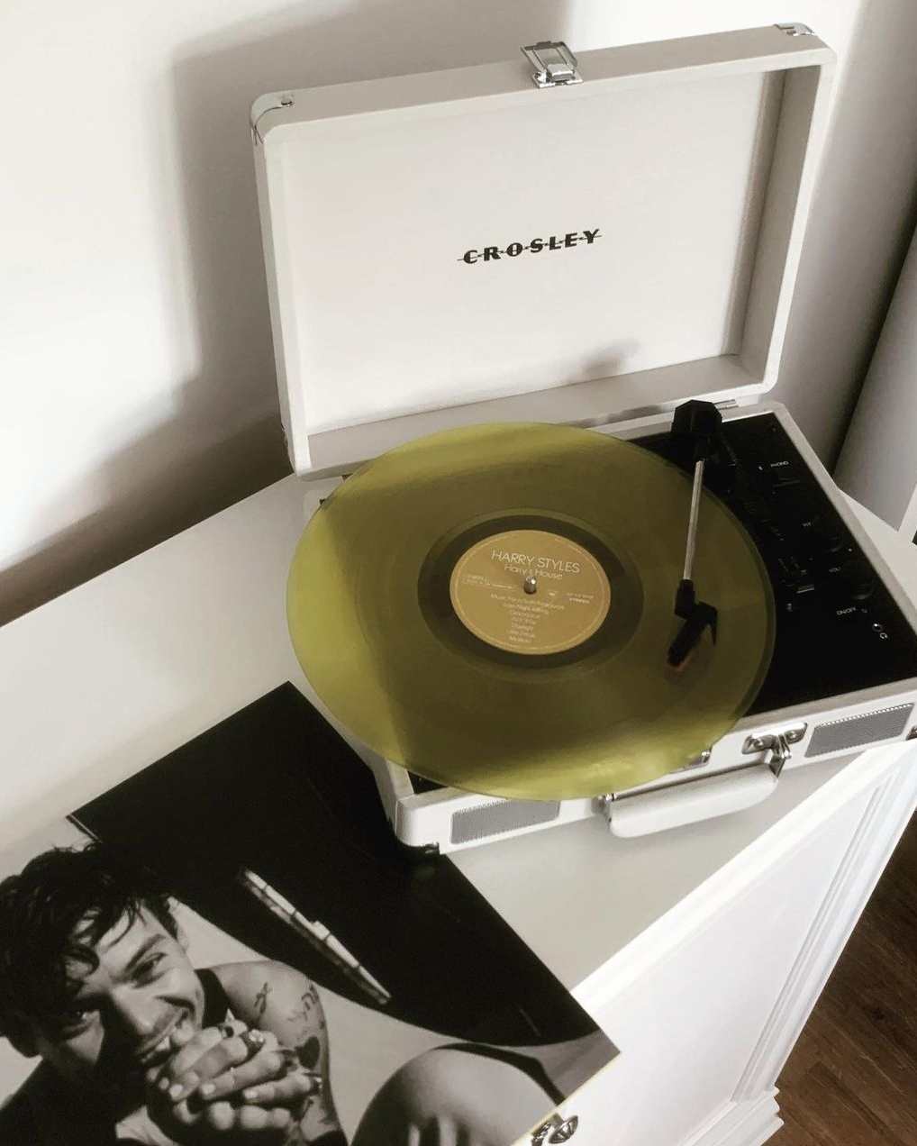 A Crosley bluetooth turntable, one of the best record players to shop in Australia