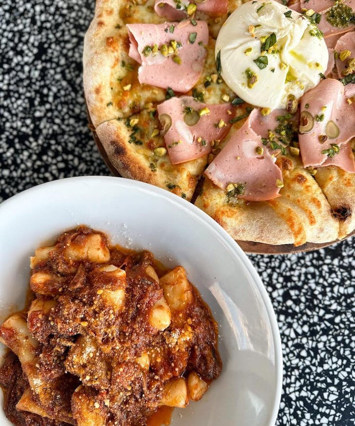 Pizza and pasta from Pizzaca Pizzeria and Bar in Scarborough