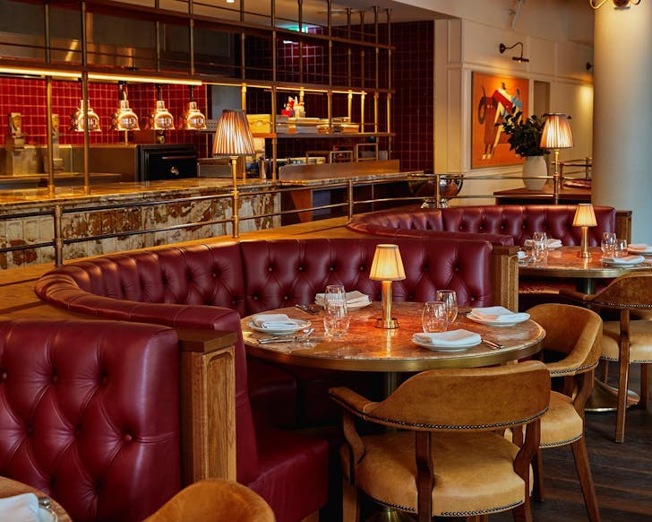 The luxurious dining room at Armorica, one of the best restaurants with live music in Sydney