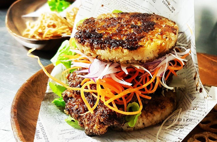 rice burgers
