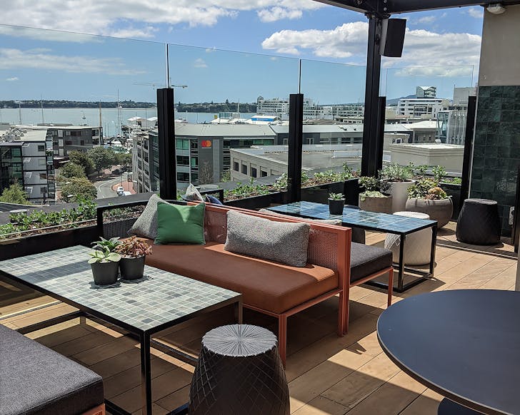 The rooftop at QT looking swish.