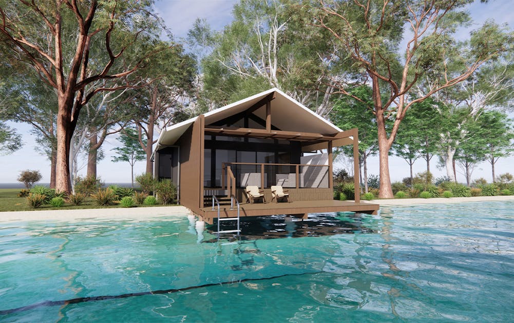 Bribie's Sandstone Point Holiday Resort Is Adding Overwater Villas