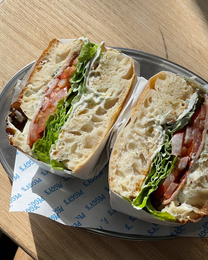A BLT sandwich from Peggy's 