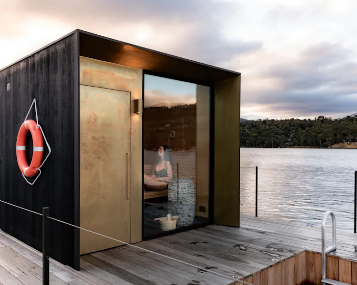 sauna boat tasmania