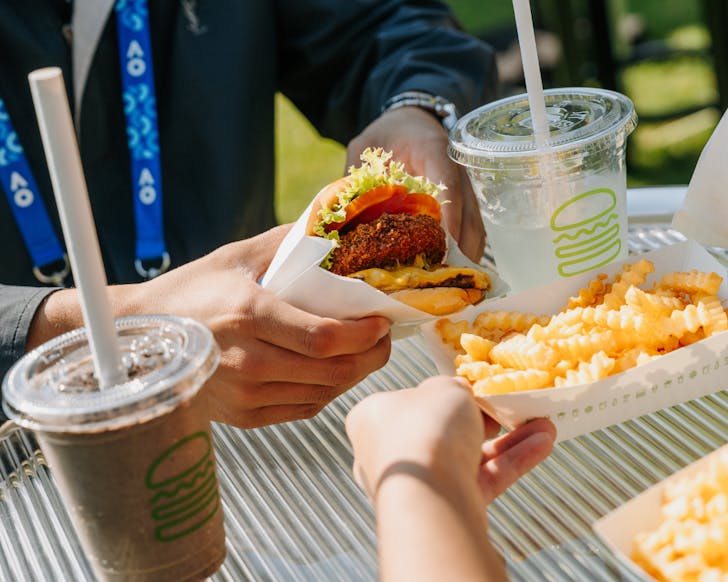 shake shack at the australian open