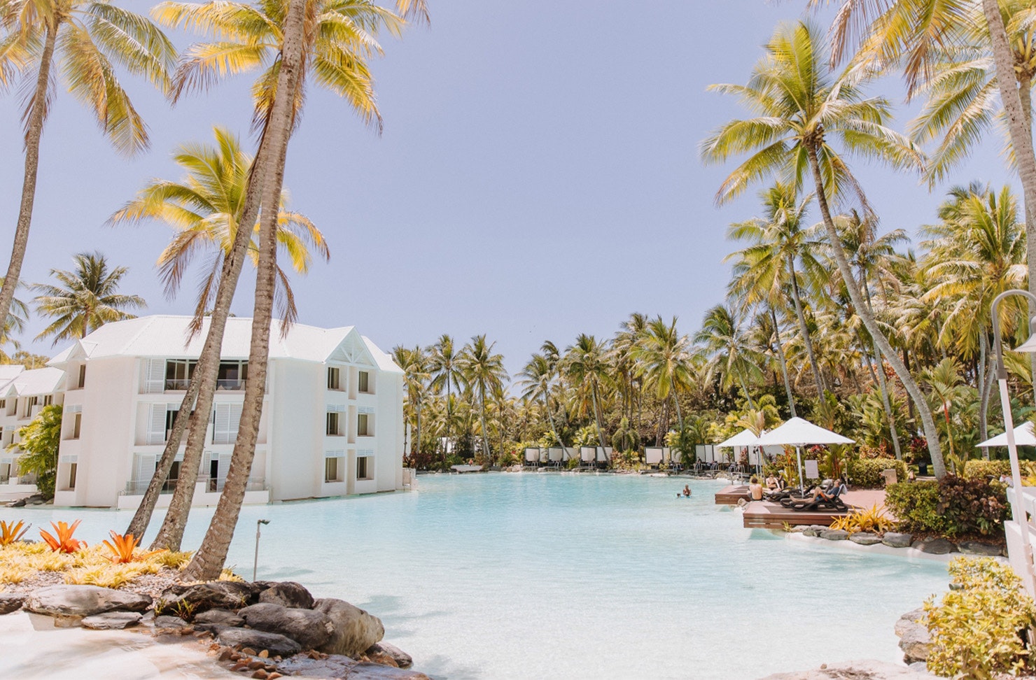 the lagoon at Sheraton Grand Mirage Port Douglas